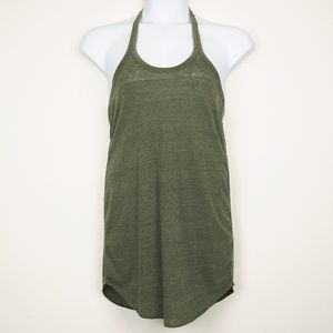 🆕 Chaser | Olive Green T-Back Jersey Tank Top